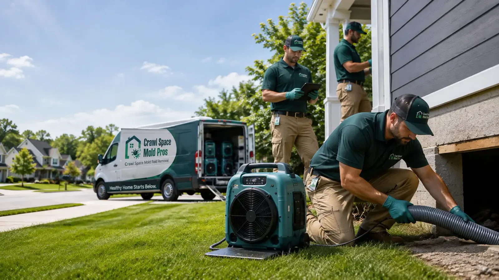 Crawl Space Mold Removal in Birchdale, MN